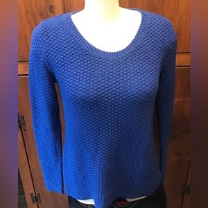 DEX Royal Blue Cotton Blend Sweater - Size Small